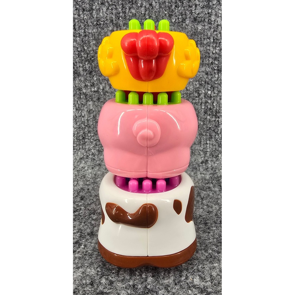 Fisher Price Shake and Stack Figures Lot of 3 Multicolor Farm Animals Vtg Y2K - Picture 3 of 11